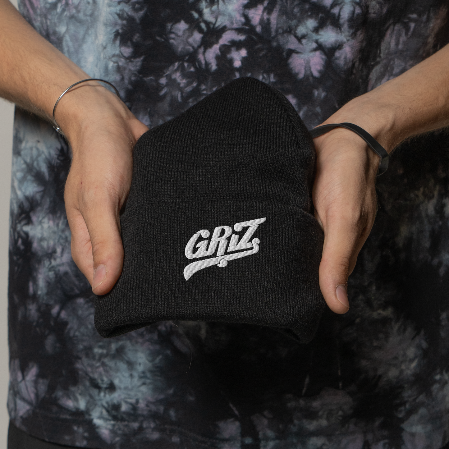 Griz Embroidered Beanie