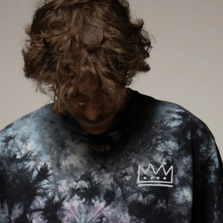 Charlesthefirst embroidered oversized tie-dye t-shirt