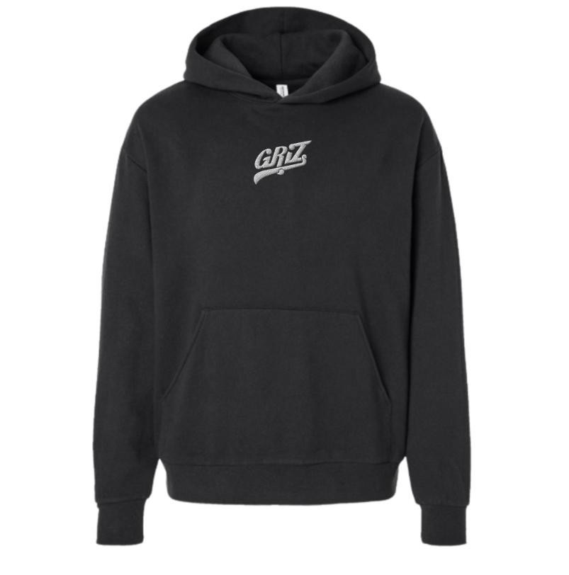 griz embroidered unisex hoodie