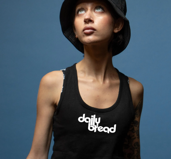 daily bread tank top
