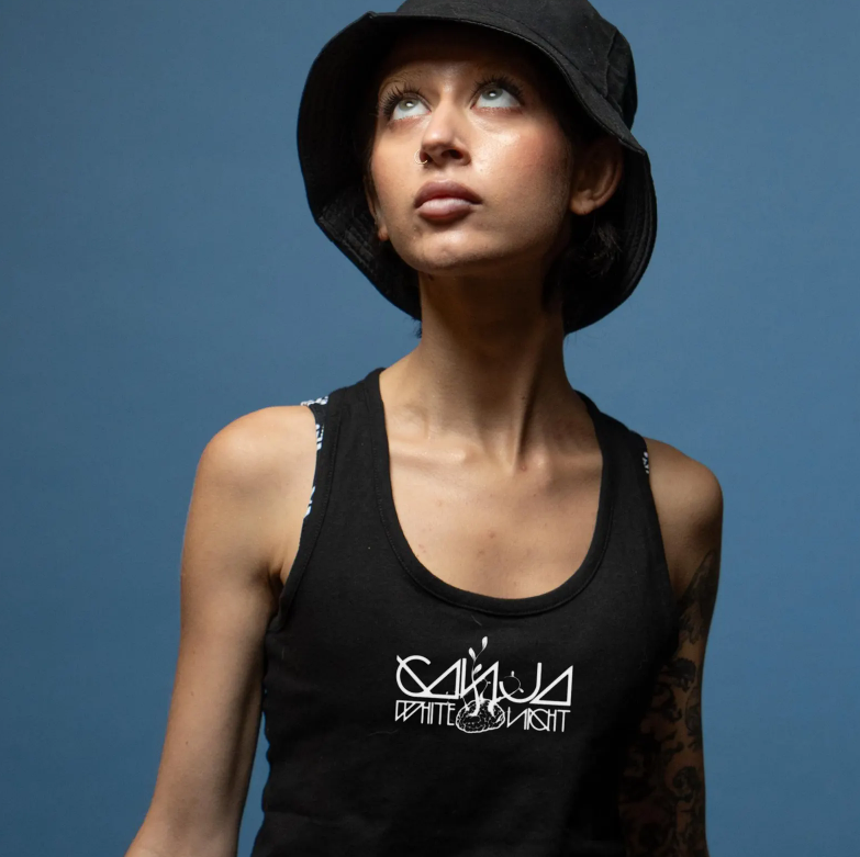 ganja white night tank top