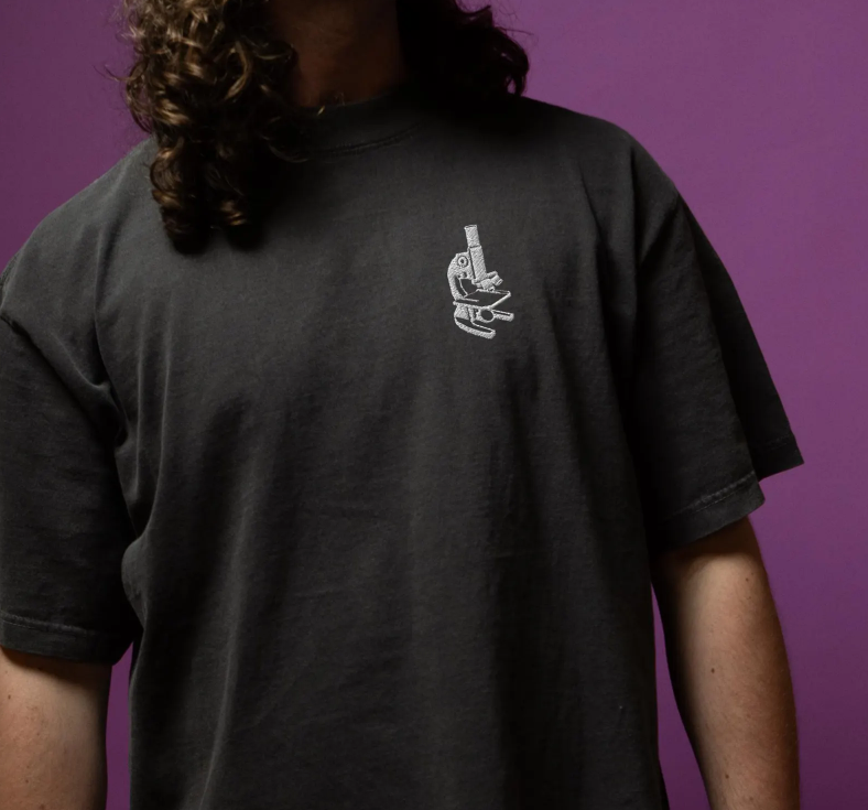 Lab Group embroidered oversized faded t-shirt