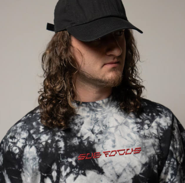 Sub Focus embroidered oversized tie-dye t-shirt