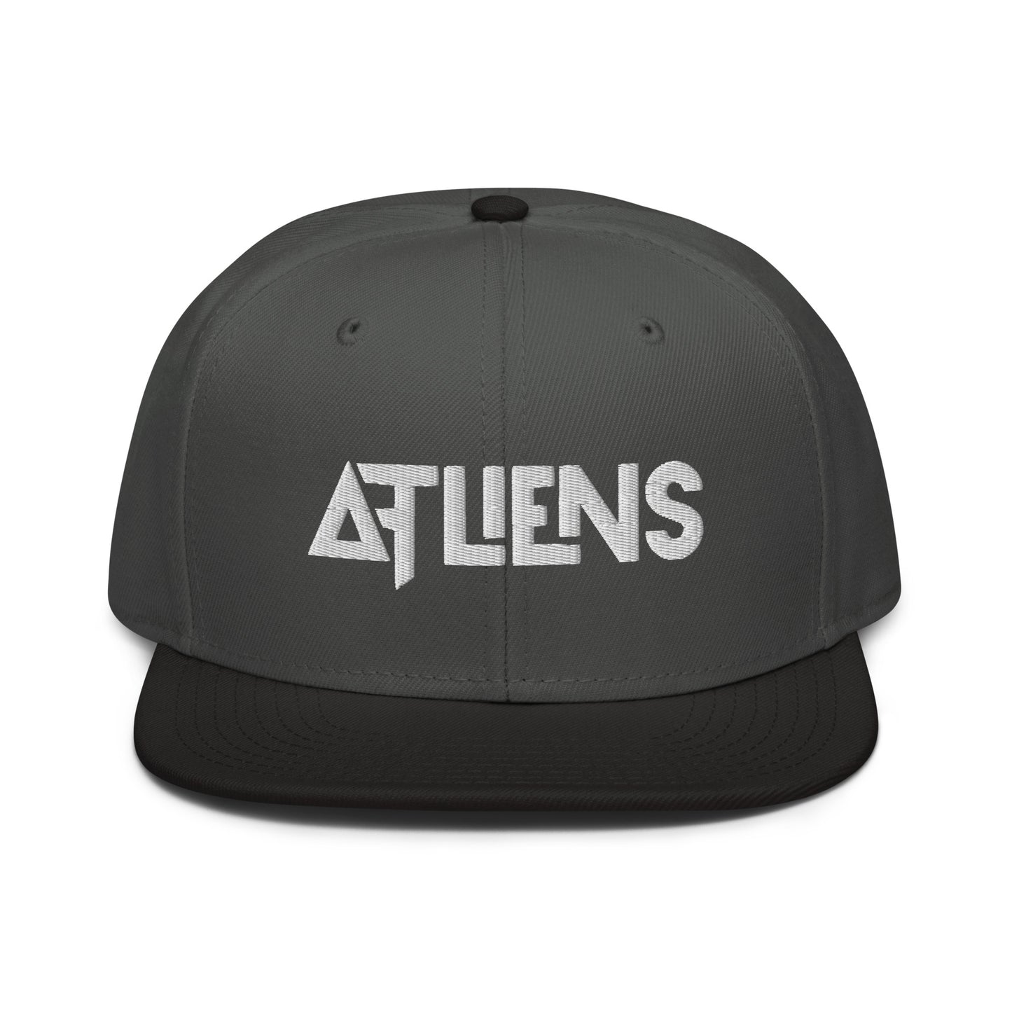 atliens embroidered snapback hat