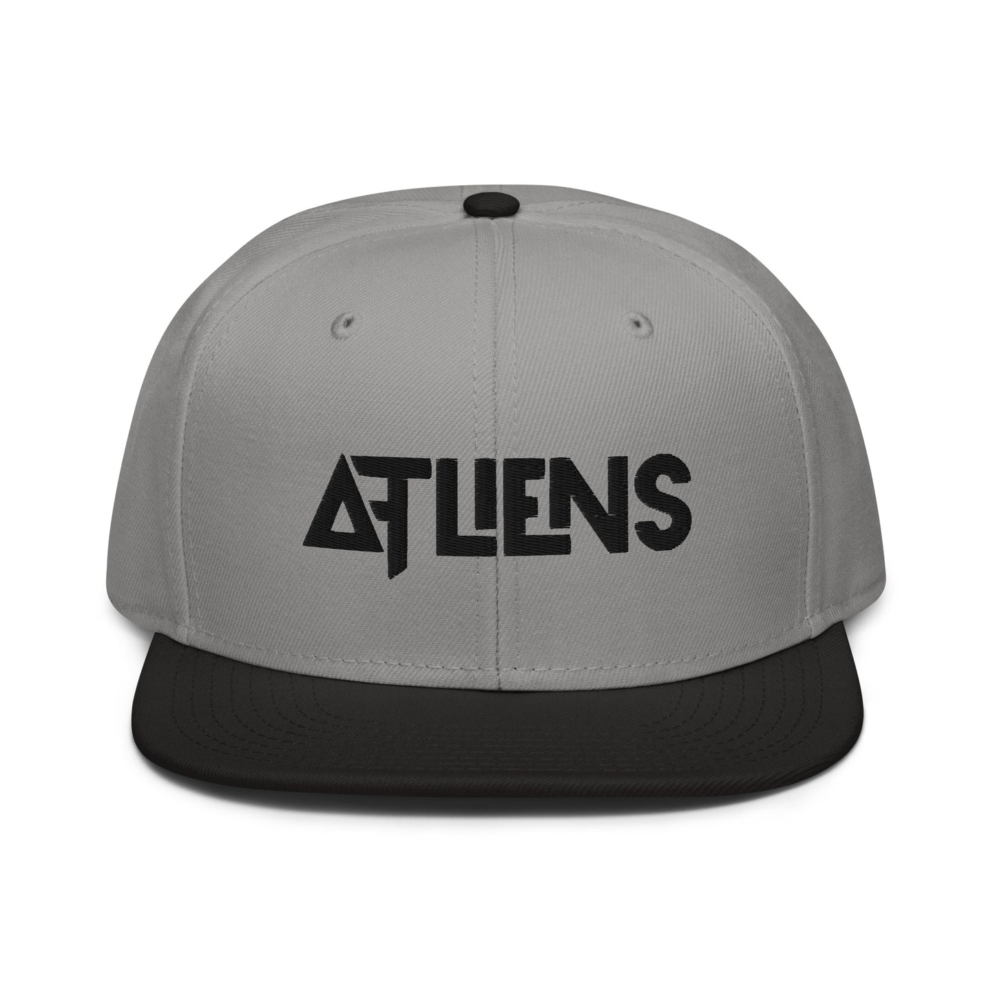 atliens embroidered snapback hat