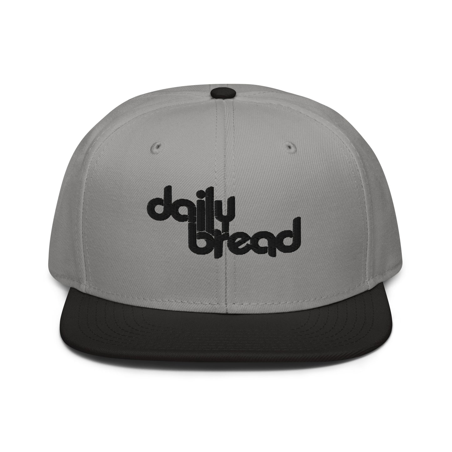 daily bread embroidered snapback hat