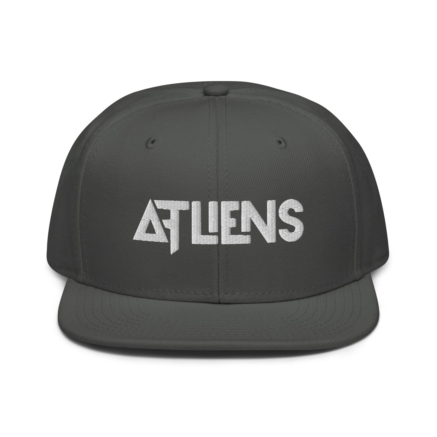 atliens embroidered snapback hat