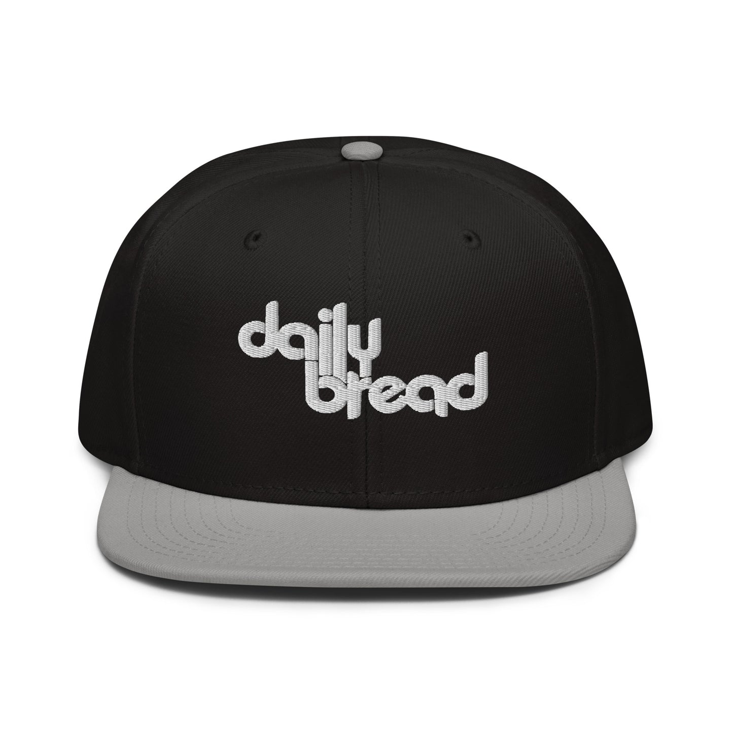 daily bread embroidered snapback hat