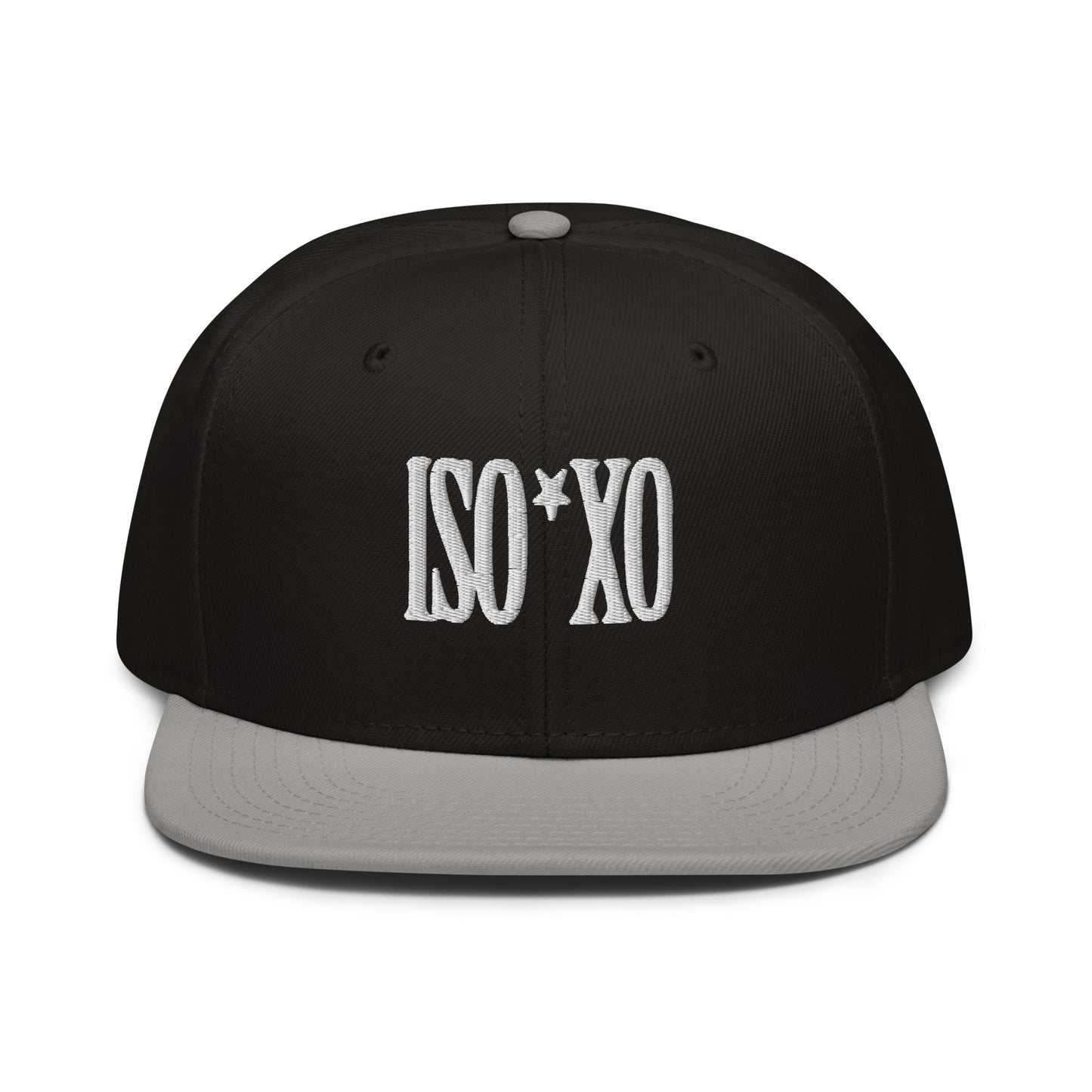 isoxo embroidered snapback hat