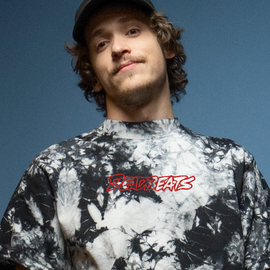 Deadbeats embroidered oversized tie-dye t-shirt