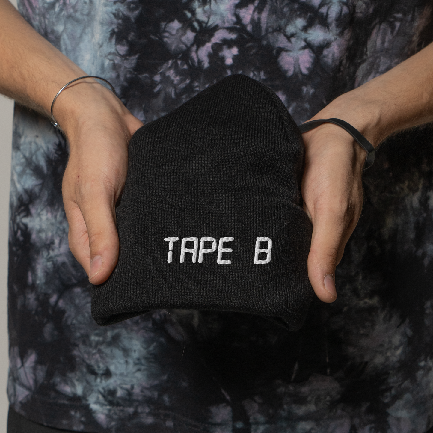 Tape B Embroidered Beanie