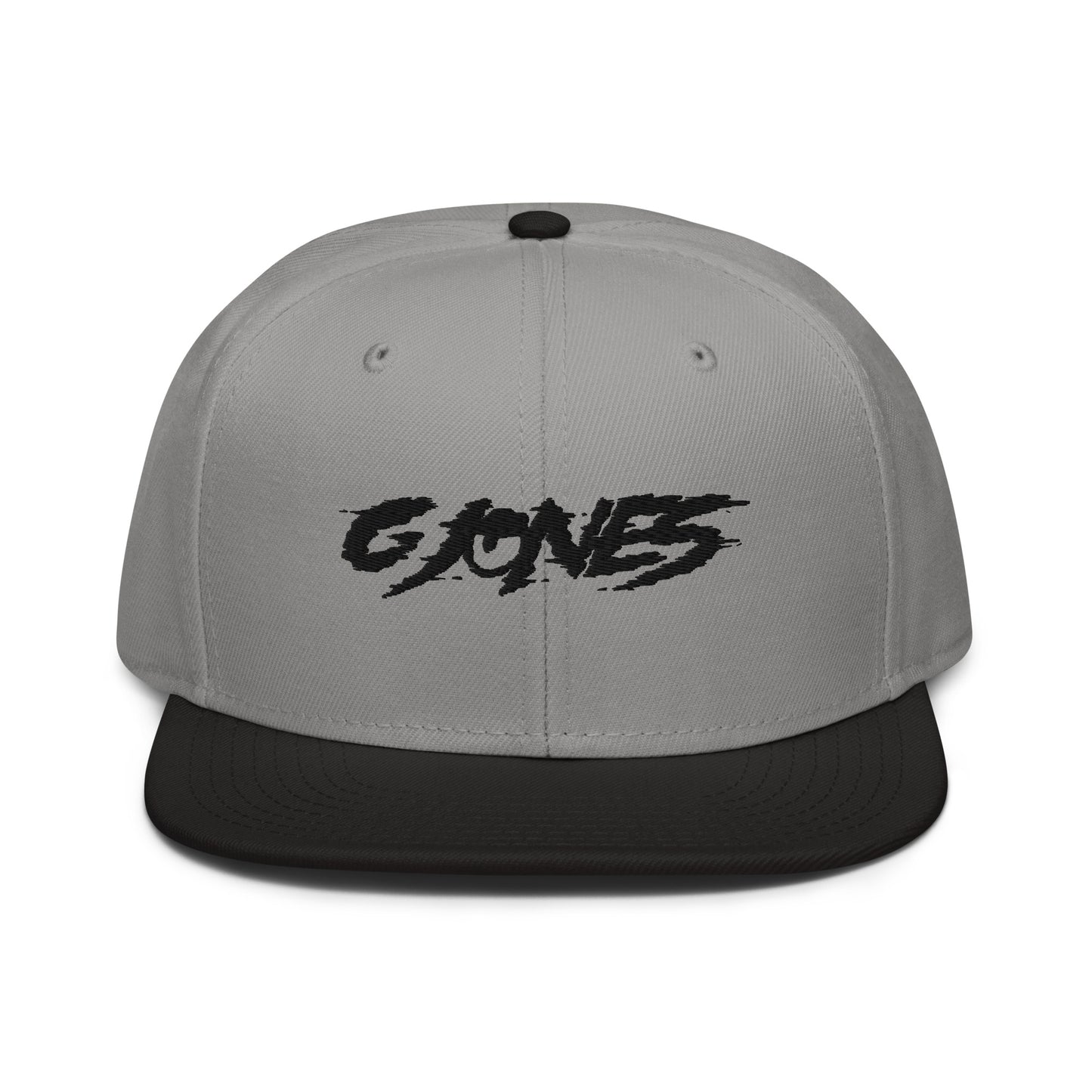 g jones embroidered snapback hat