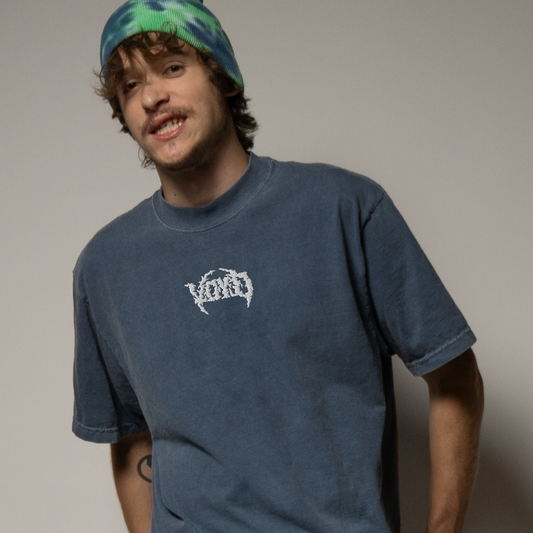 voyd embroidered oversized faded t-shirt