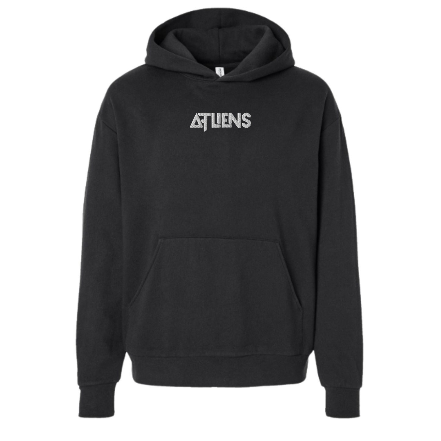 atliens embroidered unisex hoodie