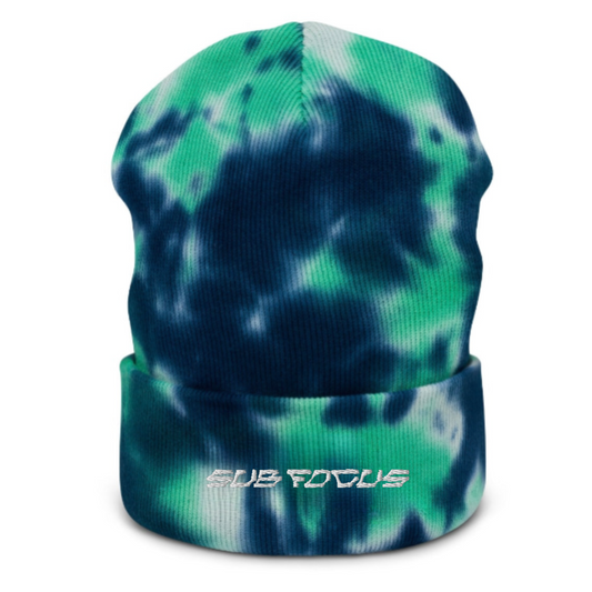 sub focus embroidered tie dye beanie (Copy)