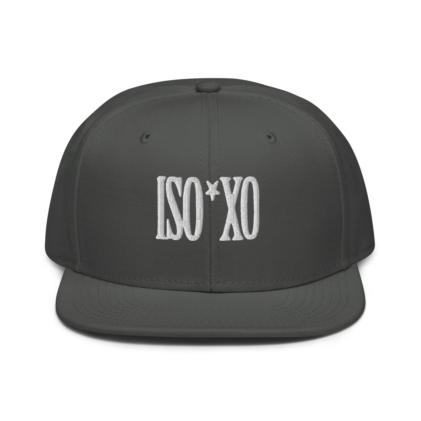 isoxo embroidered snapback hat