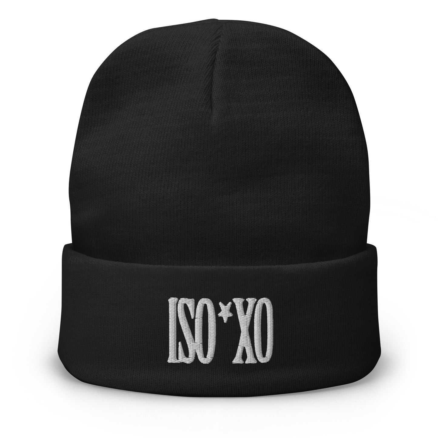 Isoxo Embroidered Beanie