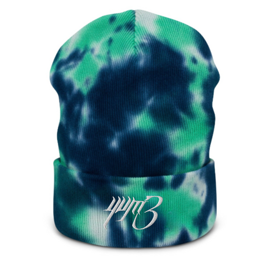 yvm3 embroidered tie dye beanie