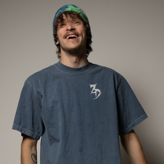 zeds dead embroidered oversized faded t-shirt