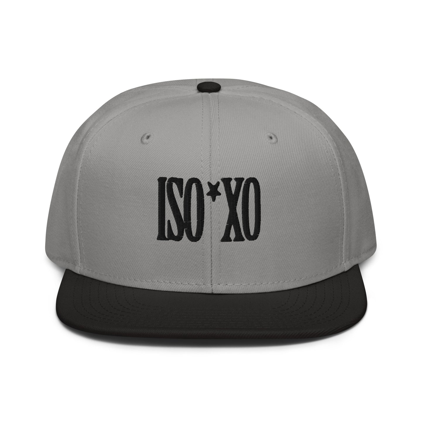 isoxo embroidered snapback hat