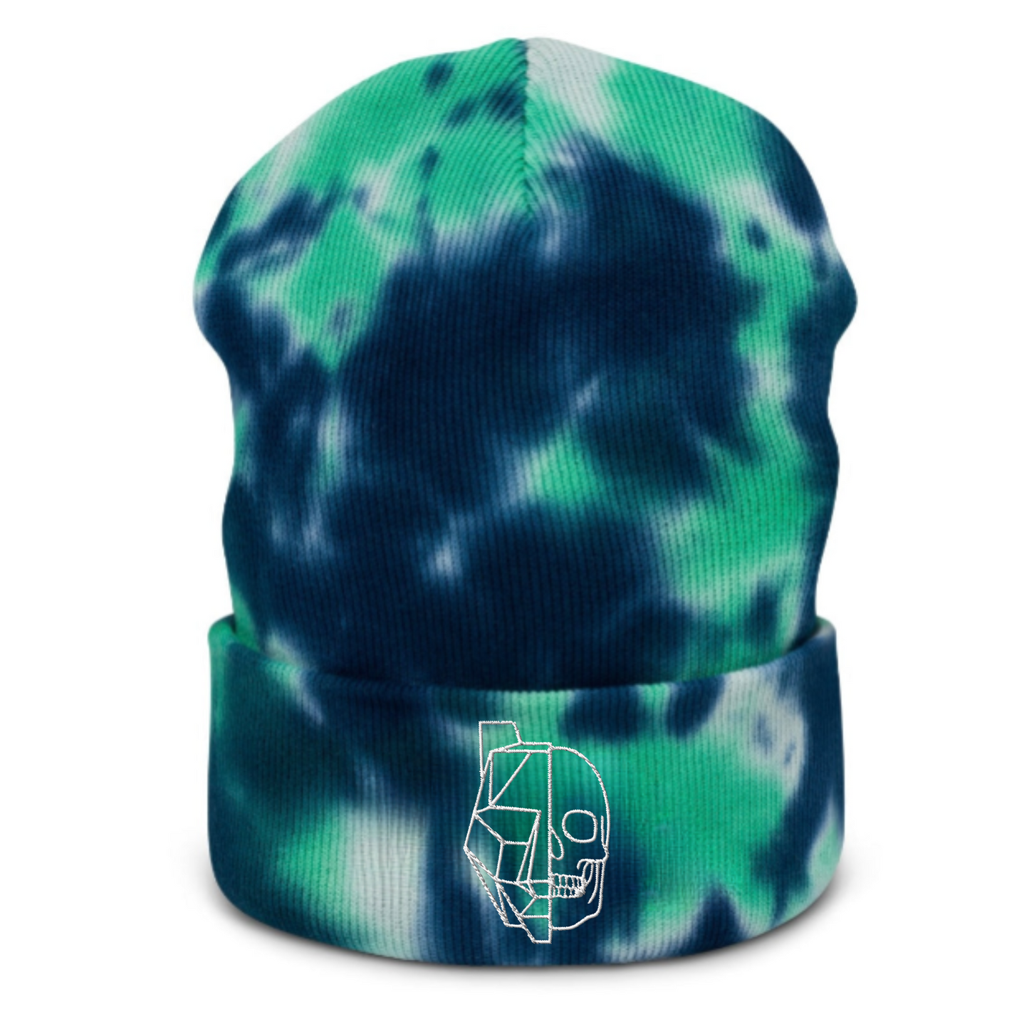 Black Tiger Sex Machine embroidered tie dye beanie