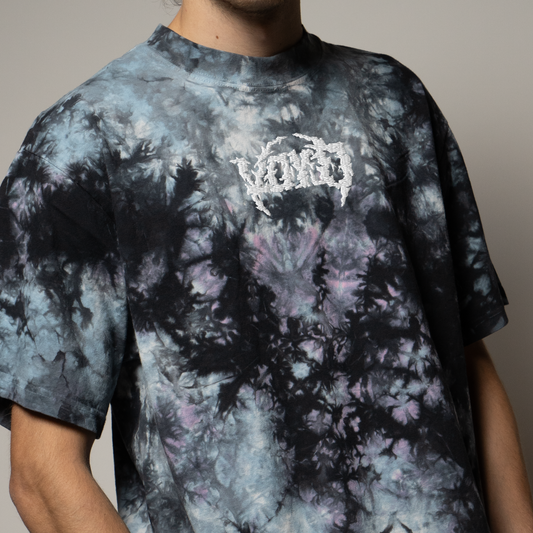 Voyd embroidered oversized tie-dye t-shirt