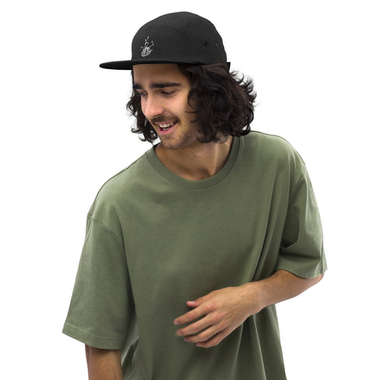 ganja white night embroidered five-panel hat
