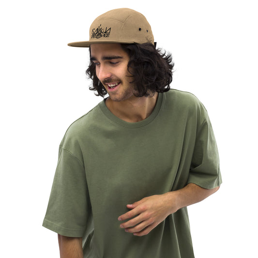 ganja white night embroidered five-panel hat