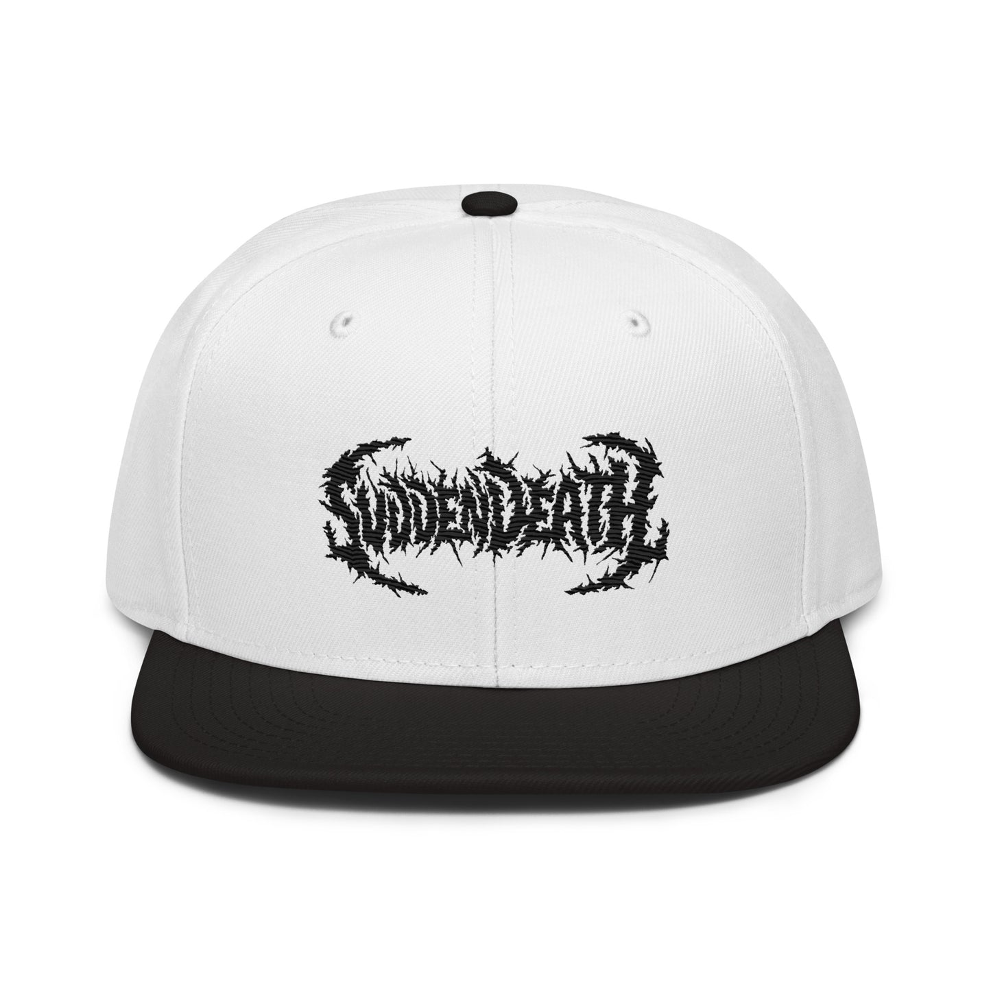 svdden death embroidered snapback hat