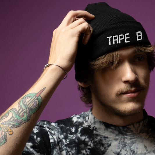 Tape B Embroidered Beanie