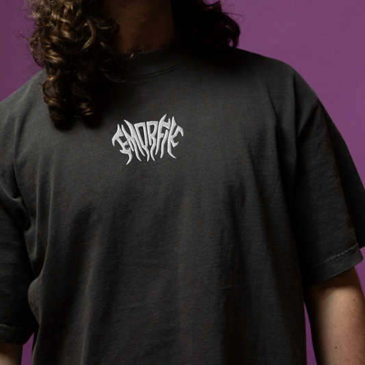 emorfik embroidered oversized faded t-shirt