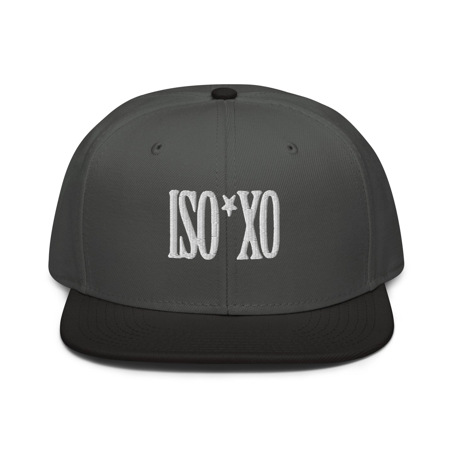 isoxo embroidered snapback hat