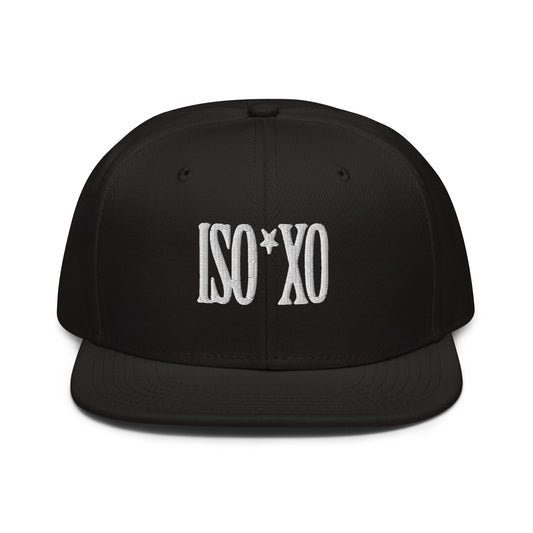 isoxo embroidered snapback hat