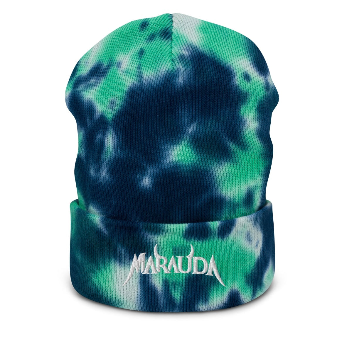 Marauda embroidered tie dye beanie