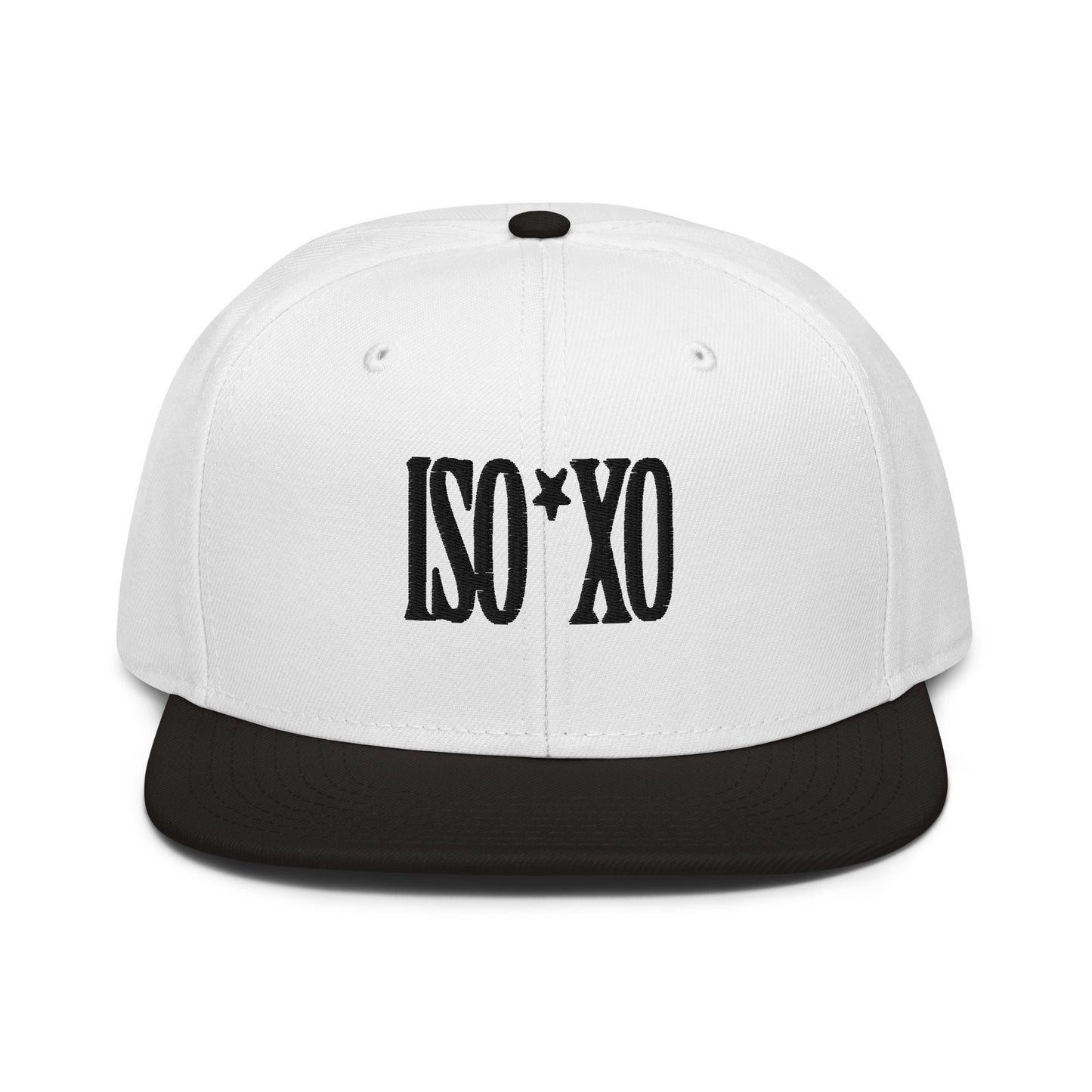 isoxo embroidered snapback hat