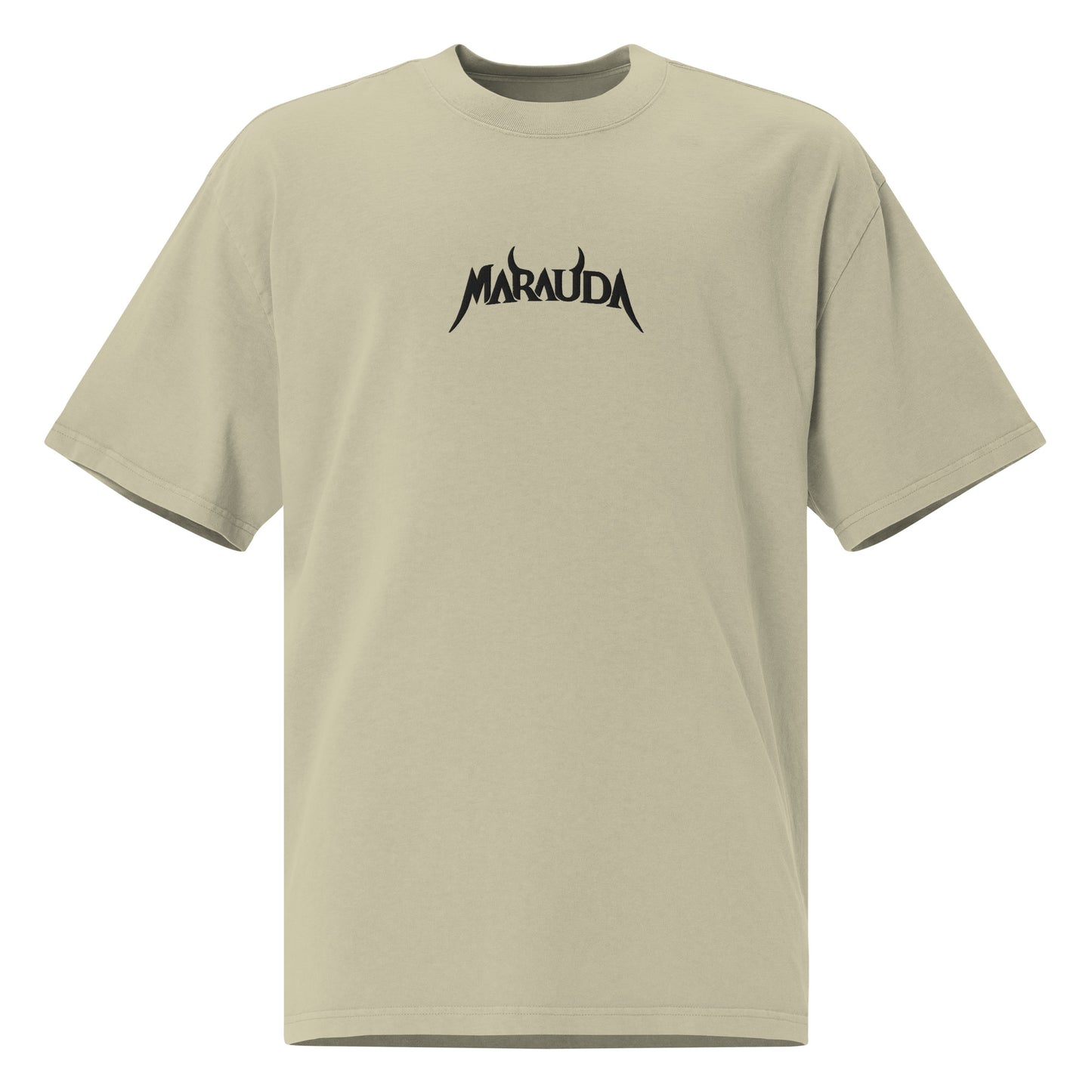 marauda embroidered oversized faded t-shirt