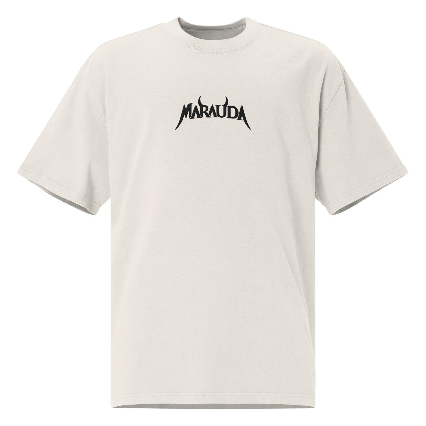 marauda embroidered oversized faded t-shirt