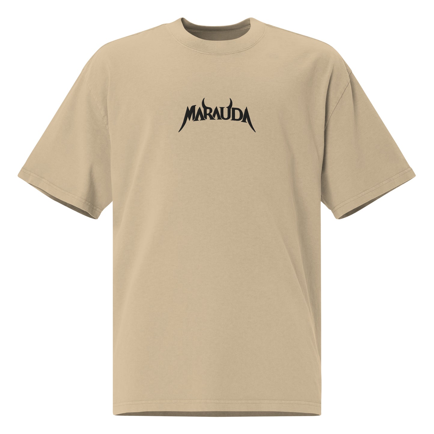 marauda embroidered oversized faded t-shirt