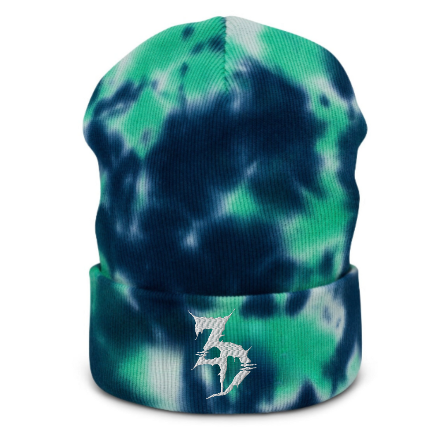 zeds dead embroidered tie dye beanie