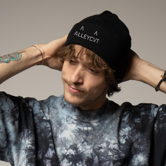 alleycvt embroidered beanie