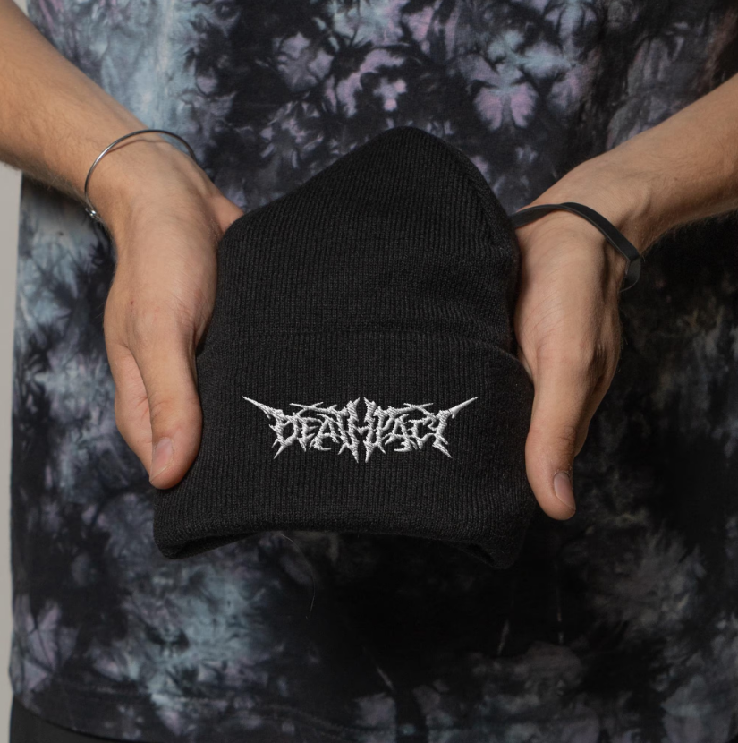 deathpact embroidered beanie