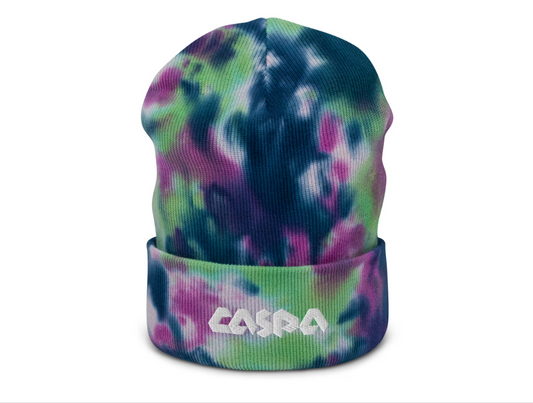 caspa embroidered tie dye beanie