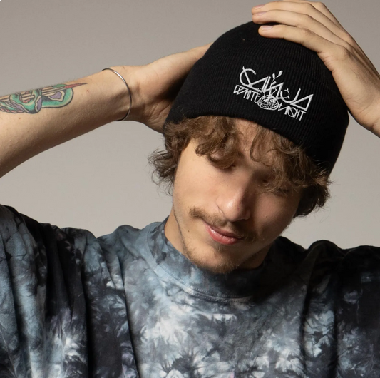 ganja white night embroidered beanie