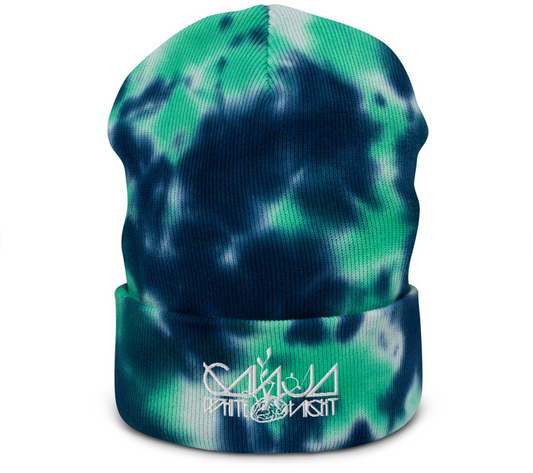 ganja white night embroidered tie dye beanie