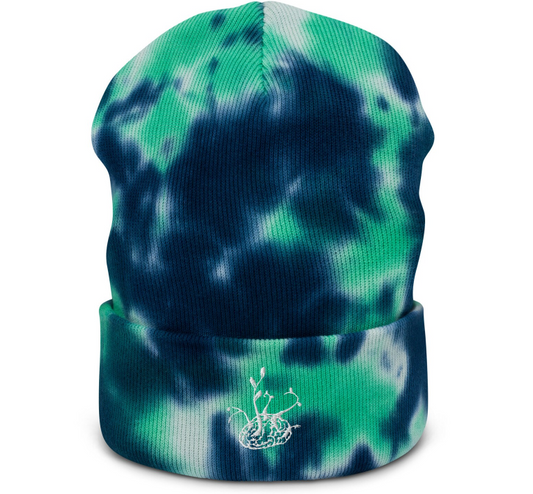 ganja white night embroidered tie dye beanie