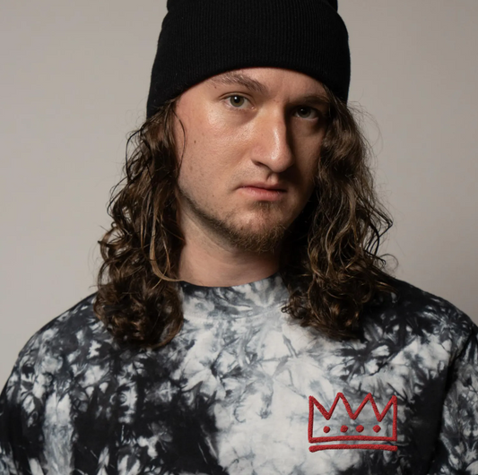 Charlesthefirst embroidered oversized tie-dye t-shirt