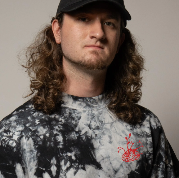 Ganja White Night embroidered oversized tie-dye t-shirt