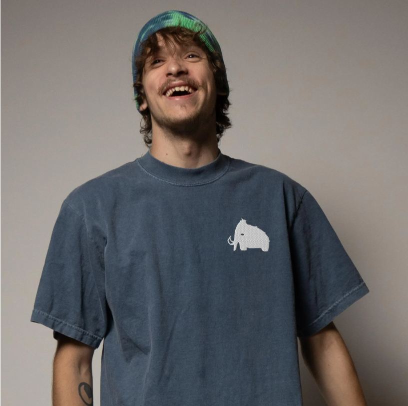 wooli embroidered oversized faded t-shirt