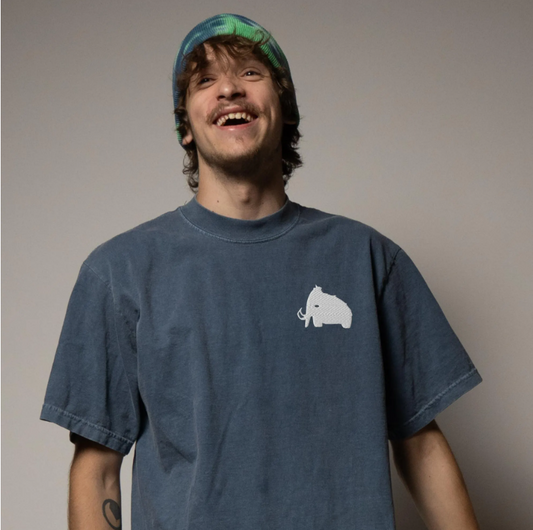 wooli embroidered oversized faded t-shirt
