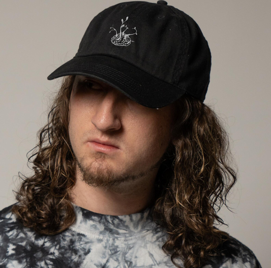 ganja white night embroidered dad hat